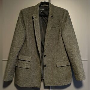 Olive Green Tweed Banana Republic Blazer